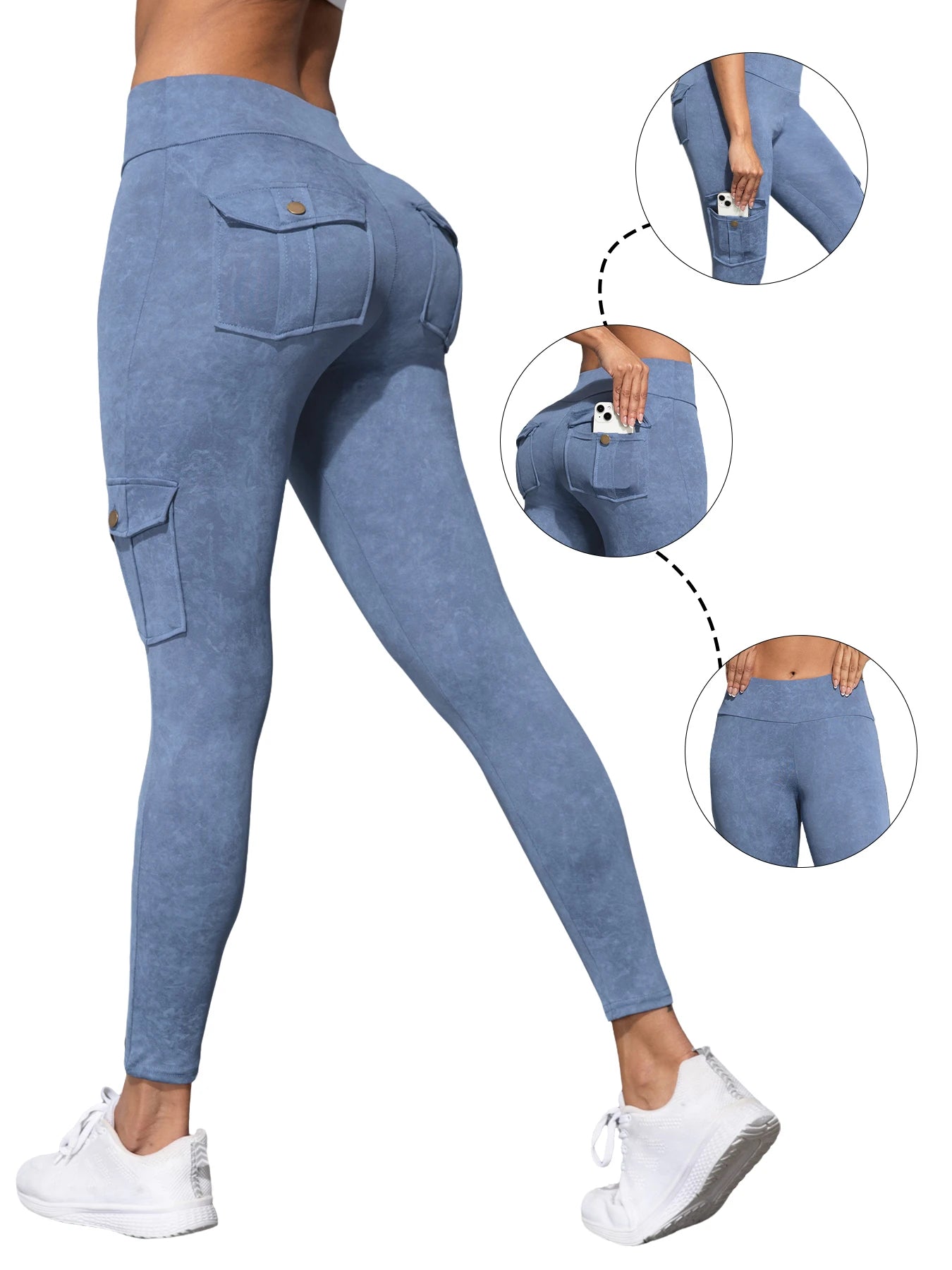 Women’s Pocket Butt Lifting Leggings – Fitness & Streetwear