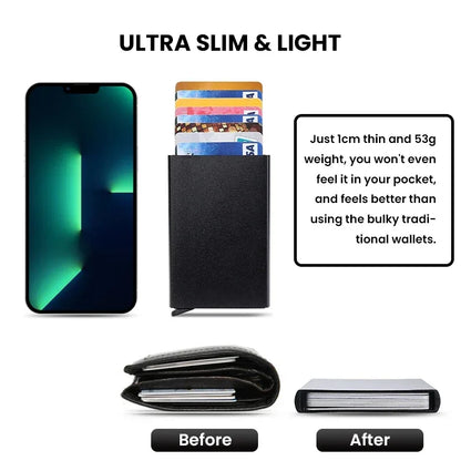 Men’s RFID Blocking Card Holder Wallet