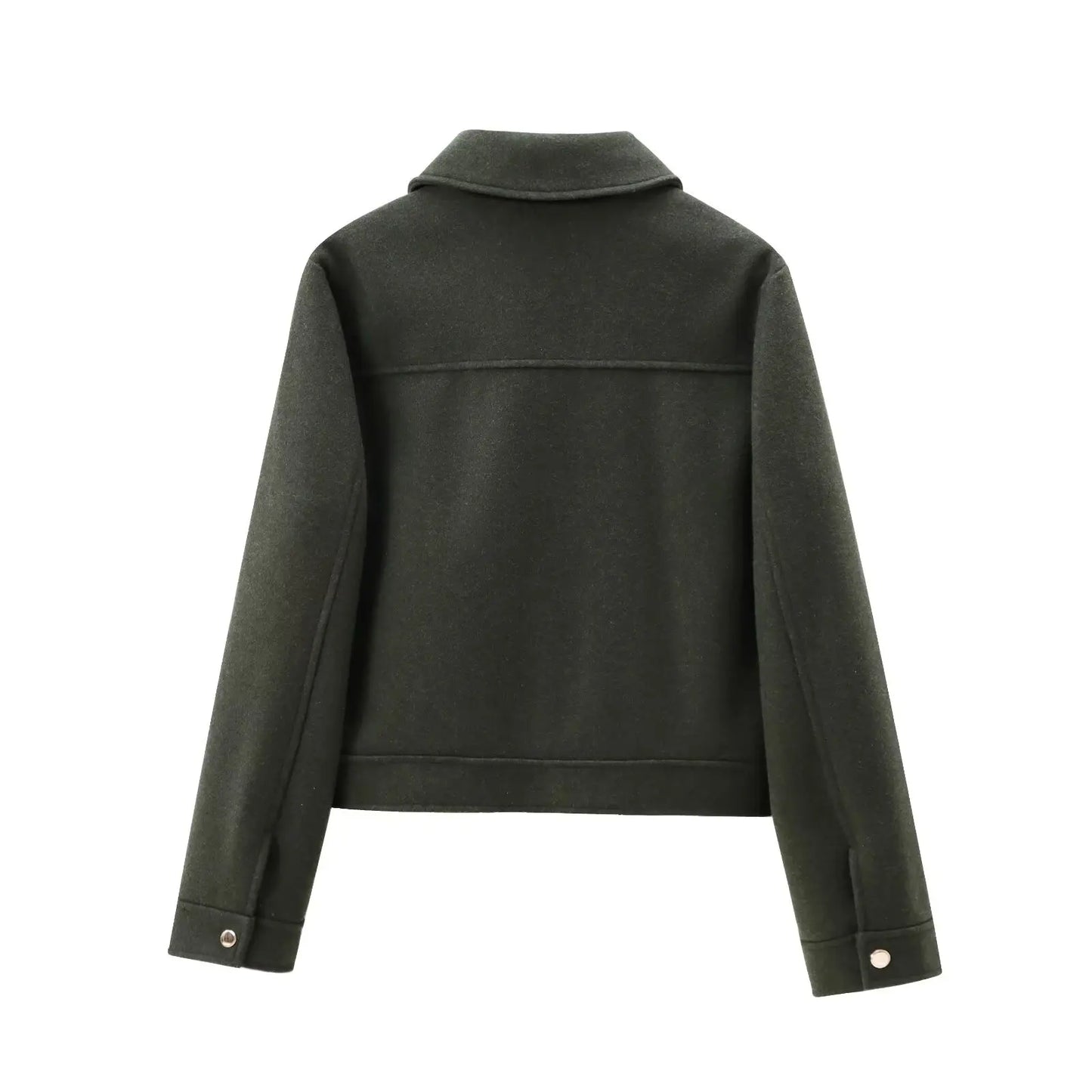 Women’s Winter Zipper Jacket – Short Streetwear Coat