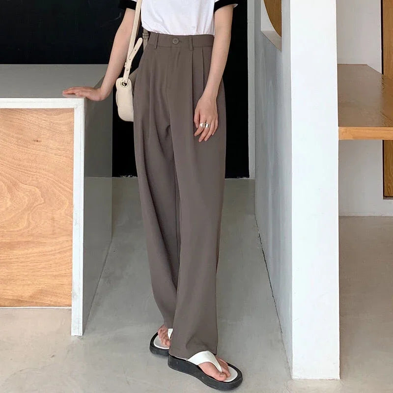 Power Elegance – High Waist Office Pants for Ladies