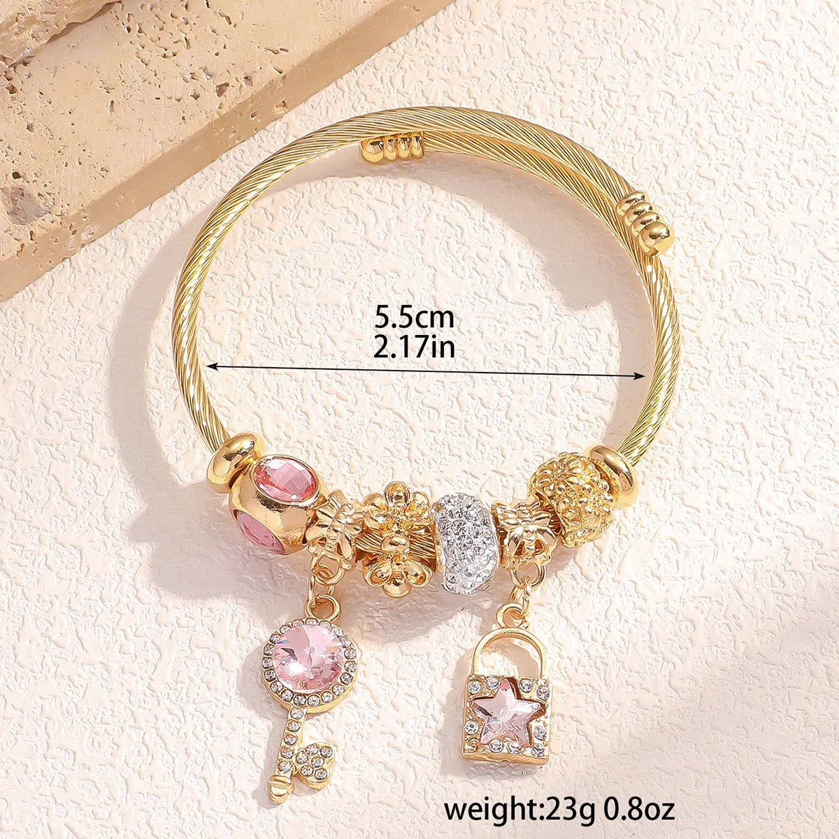 1PC Fashion Women's Multi Element Accessory Plate Family Bracelet, Suitable for Daily Wear, Party and Festival Gifts