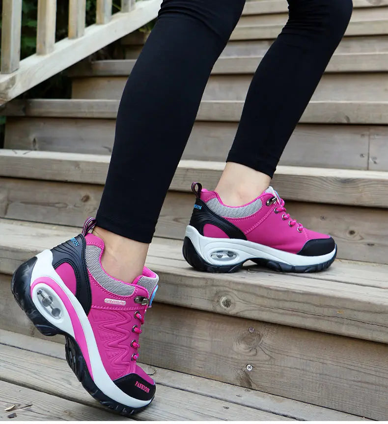 Women’s Platform Sports Sneakers – Outdoor Hiking & Running Shoes