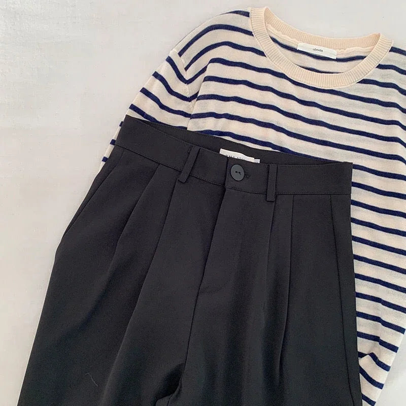 Power Elegance – High Waist Office Pants for Ladies