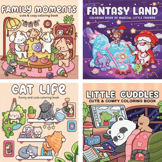 Magical Creatures Coloring Book