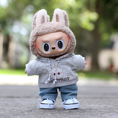 LABUBU Universal Clothes, Doll Cute Hoodie Diy Accessories