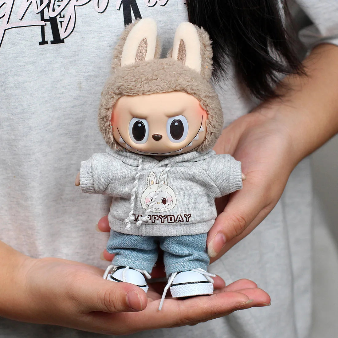 LABUBU Universal Clothes, Doll Cute Hoodie Diy Accessories