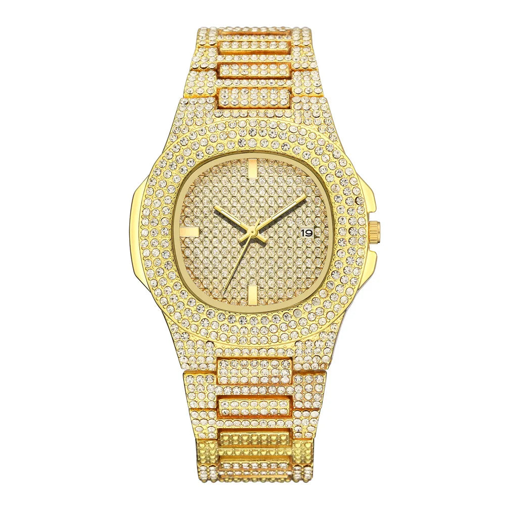 Luxury Steel Quartz Watch