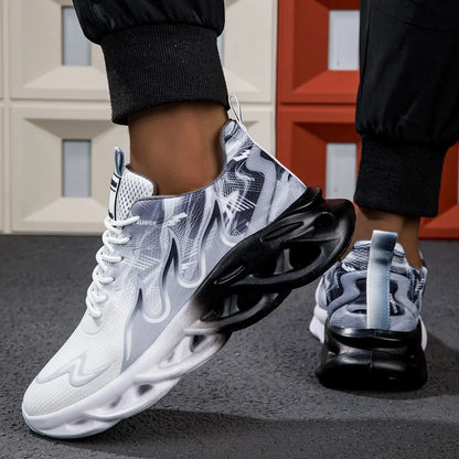 YRZL Unisex Lightweight Breathable Sports Sneakers