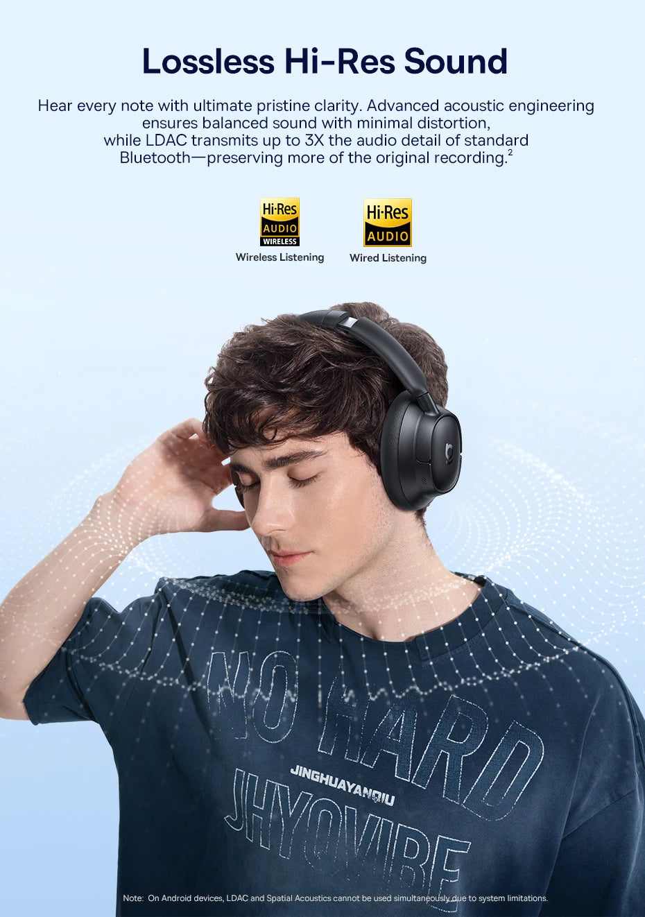 Baseus Bowie H1s Wireless Noise-Cancelling Headphones