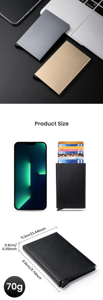 Men’s RFID Blocking Card Holder Wallet