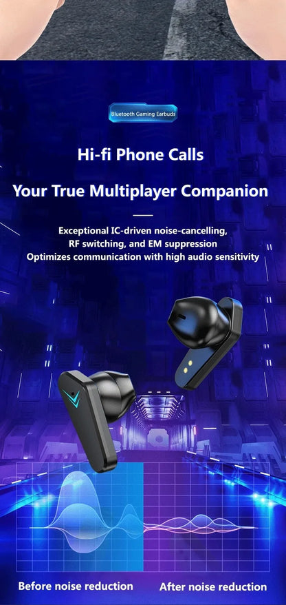 X15 TWS Wireless Gaming Earbuds