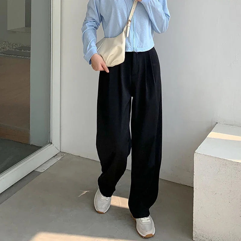 Power Elegance – High Waist Office Pants for Ladies