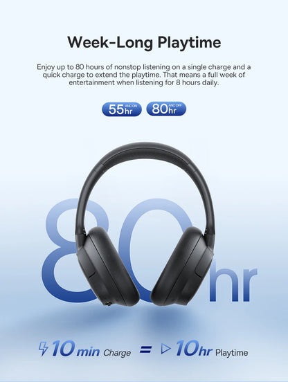 Baseus Bowie H1s Wireless Noise-Cancelling Headphones