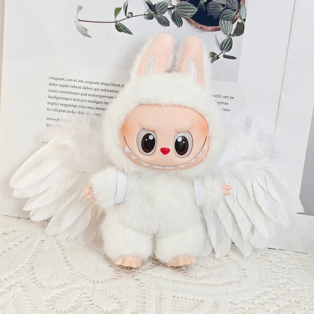 Labubu Doll Clothes – Angel Wings Series (V1/V2/V3)