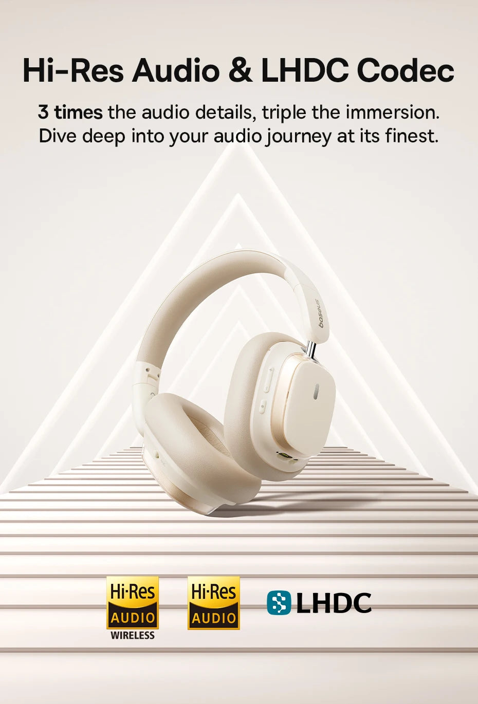 Baseus Bowie H1s Wireless Noise-Cancelling Headphones