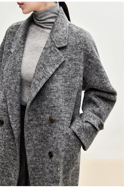 SENTUBILA Luxury Wool Coat – Elegance Redefined for Women