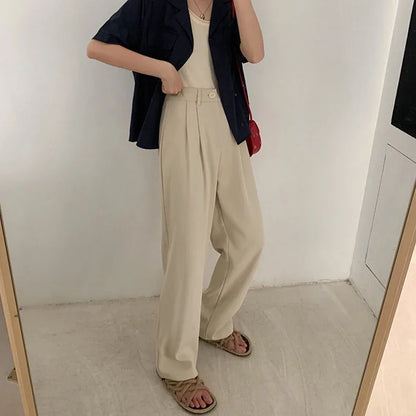Power Elegance – High Waist Office Pants for Ladies