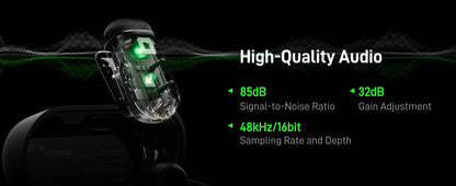 MAONO T1 Mini Wireless Lapel Mic for Phones
