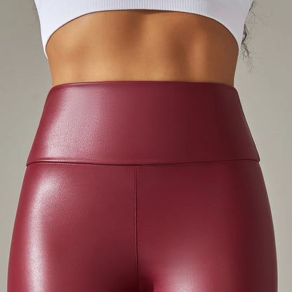 Flawless Fit PU Leather Leggings – Sexy, Sleek & Confident