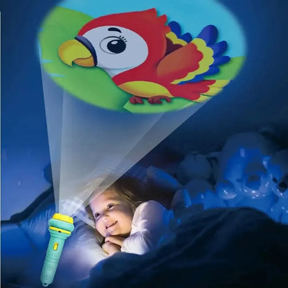 Cartoon Projection Flashlight Toy