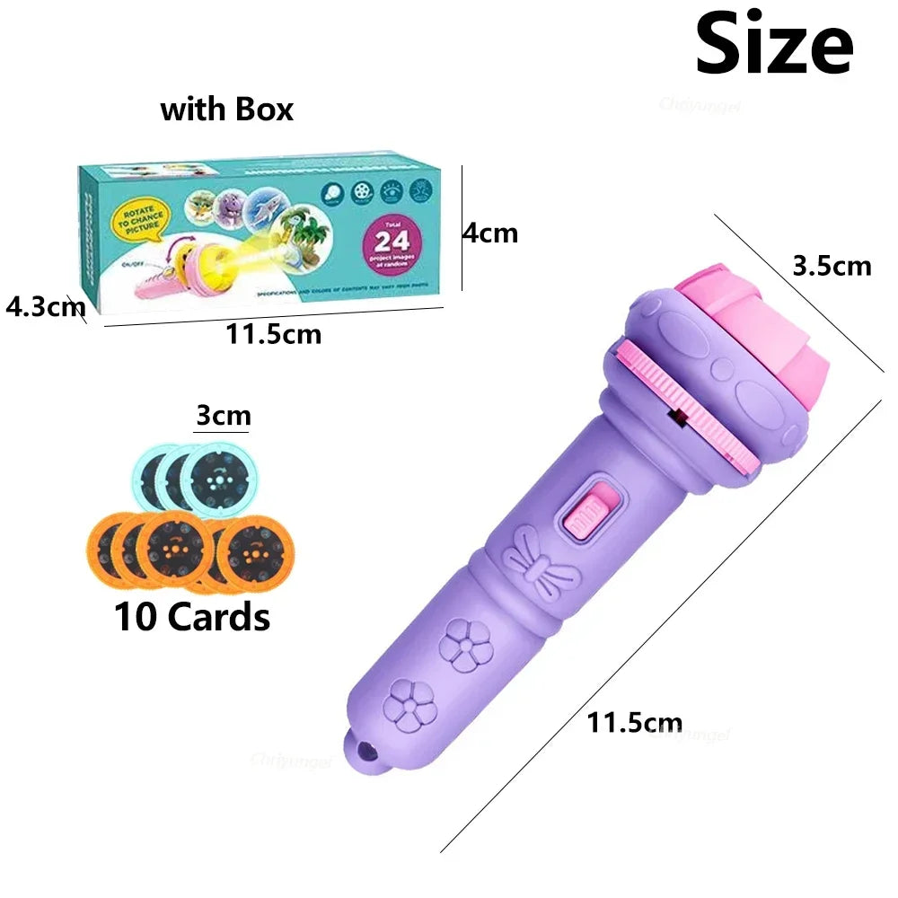 Cartoon Projection Flashlight Toy