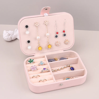 Travel Jewelry Case – Mini Portable Jewelry Organizer Box