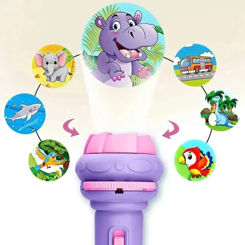Cartoon Projection Flashlight Toy