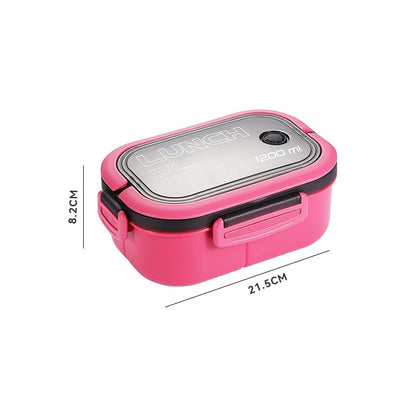 1200ML 2-Layer Bento Box – Leakproof & Portable