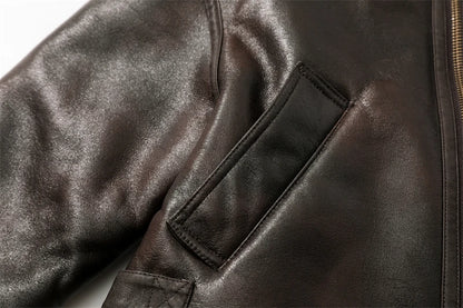 Women’s Double-Sided Warm Short Jacket – Brown Autumn/Winter Coat