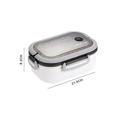 1200ML 2-Layer Bento Box – Leakproof & Portable