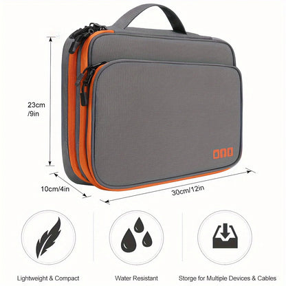 Multi-Layer Travel Cable Organizer Bag