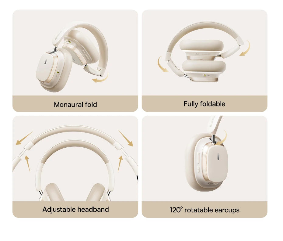 Baseus Bowie H1s Wireless Noise-Cancelling Headphones
