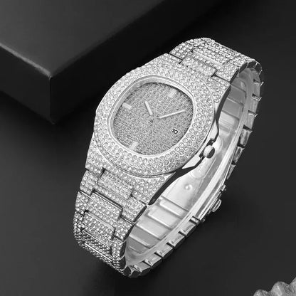 Luxury Steel Quartz Watch