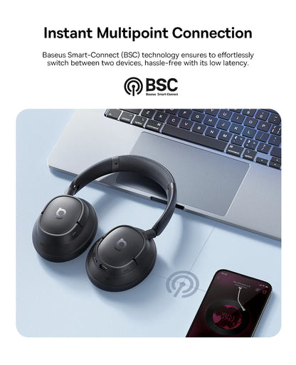 Baseus Bowie H1s Wireless Noise-Cancelling Headphones