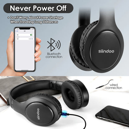 Siindoo JH-919 Wireless Bluetooth Headphones