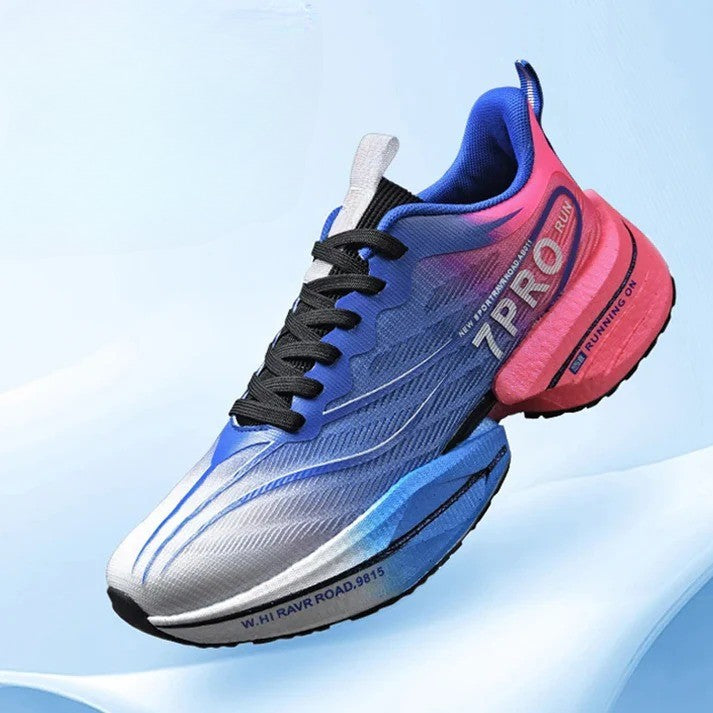 Unisex Carbon Plate Running Shoes – Lightweight, Breathable, Cushioned, Nonskid