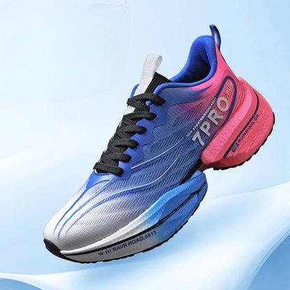 Unisex Carbon Plate Running Shoes – Lightweight, Breathable, Cushioned, Nonskid